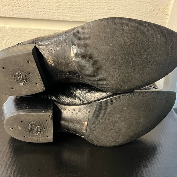 Nocona 12D ostrich leg western boots, black - Picture 5 of 14